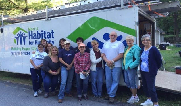 REALTORS® out to help Habitat for Humanity build a new, energy efficient home in West Milford NJ