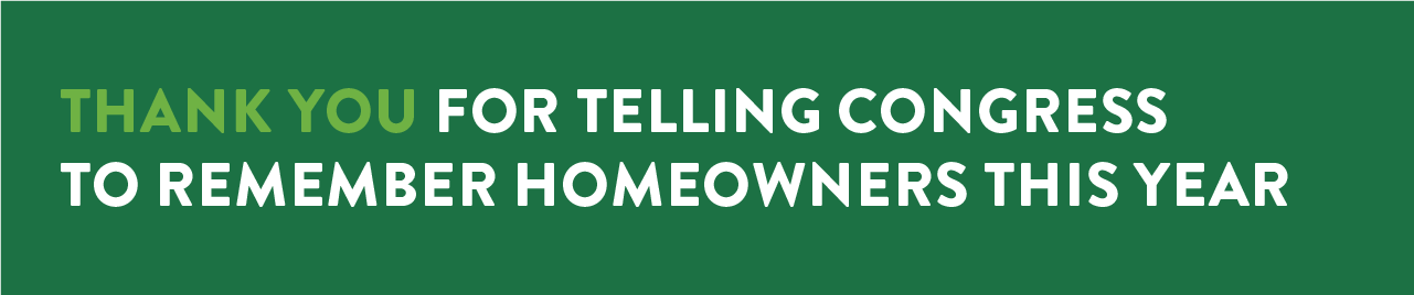 Remember Homeowners Banner