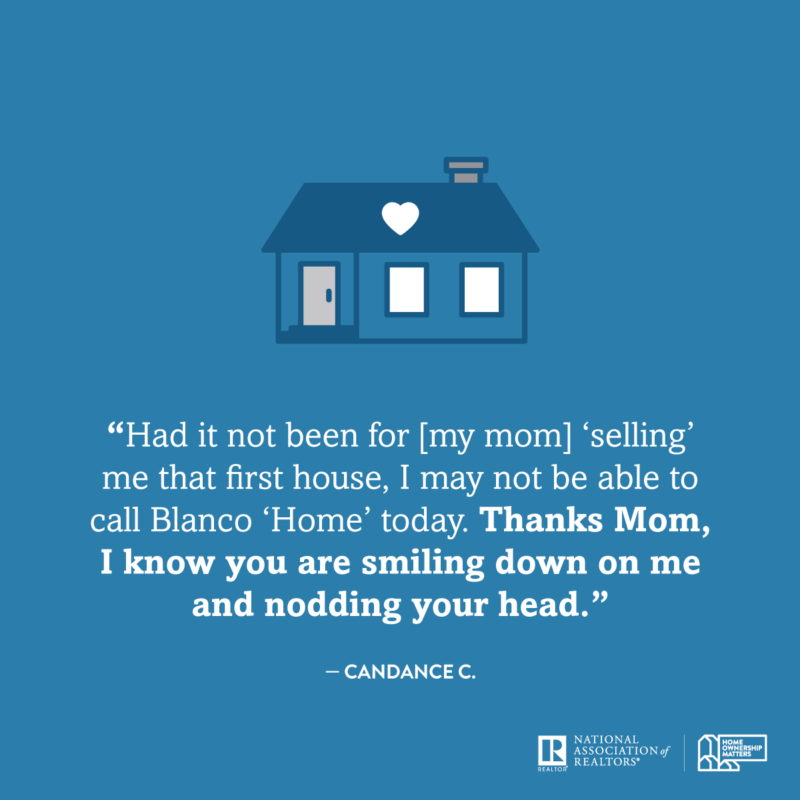 Homeownership Month 2019 - Candance C story