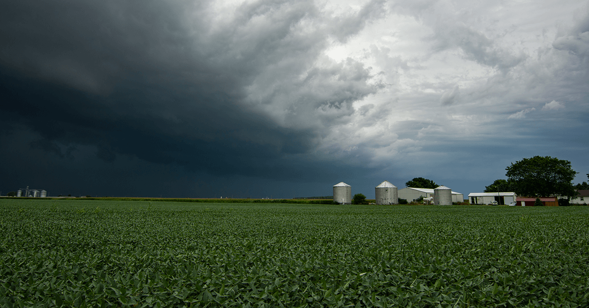 stormy weather in Iowa
